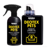 DEOTEX PETS | Praktický set pro domov plný mazlíčků | pohlcovač pachů & speciální tekutý prací prostředek s probiotiky | 500 ml + 525 ml