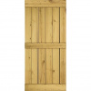 Drevené posuvné dvere na stenu MODERN RUSTIC E Dýha - Dub Prasklina