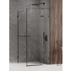New Trendy Avexa Black sprchovací kút 120x110 cm štvorcová čierna matné/priehľadné sklo EXK-2588