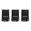 SanDisk Flash Disk 32GB Ultra Fit Flash Drive, USB 3.2, Černá, 3 Pack SDCZ430-032G-G46T