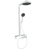 Hansgrohe Rainfinity - Showerpipe 250 1jet EcoSmart s termostatom ShowerTablet 350, biela matná 28742700