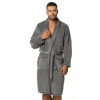 Pánský župan Elegant grey ENVIE šedá M/L