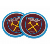 WEST HAM UNITED FC Silikónové podložky West Ham United, vínovo-modré, 2 ks