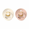 BIBS Colour cumlíky z prírodného kaučuku veľkosť 1: Ivory - Blush