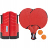 Stolný tenis raketa Donic-Schildkröt (Ping pong potľapky so sieťou - 5in1 set)