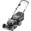 Metabo RM 36-18 LTX BL 46 na akumulátor akumulátorová kosačka na trávu 2 akumulátory, vr. nabíjačky 5.2 Ah Šírka kosenia 46 mm; 601606650