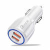 Luxria Auto Adapter - Duo ( 2x USB, QC 3.0, 18W ) Farba: Biela čierna a biela