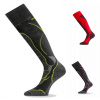 2025 AKCIA: Lyžiarske podkolienky Lasting Super Fine MERINO Wool Ski Socks STW červené 5-7.5 (38-41)