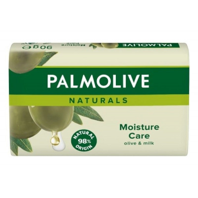 Palmolive Naturals Moisture Care olive & milk, tuhé mydlo 90 g, olive & milk
