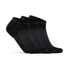 Ponožky po kotník CRAFT CORE DRY SHAFLESS SOCK 3-PACK 1910639-999000 – Čierna