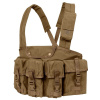 CONDOR OUTDOOR vesta taktická CHEST RIG 7 vreciek COYOTE BROWN