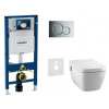 Geberit SET Duofix 111.300.00.5 +WCzávesné Tece One sprchov.Rimless+sedSC+Sigma01 ChrLesk 111.300.00.5 NT2