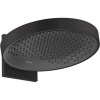 HANSGROHE Rainfinity horná sprcha 1jet s nástenným pripojením, priemer 360 mm, matná čierna, 26230670