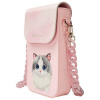Kryt Nimmy Set 3v1 Phone Bag + Wallet + Gps Cover Big Eyed Pet 2.0 Cat Pink