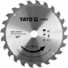 Kotúč na drevo TCT 235 x 25,4 mm 24z Yato YT-60685