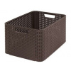 Curver úložný box RATTAN style2 L hnedý