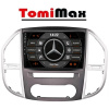 TomiMax Mercedes Benz Vito 3 Android 14 autorádio s WIFI, GPS, USB HW výbava: QLED 4 Core 2GB+32GB LOW - iba displej A,C