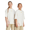 Detské bavlnené tričko adidas Originals béžová farba, vzorované, JY2743 158