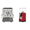 ECM Synchronika II + Eureka Mignon Bravo, CR ferrari red