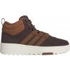 Chlapčenské zimné tenisky adidas, HOOPS 4.0 MID WINTERIZED J hnedá,biela, 37 1/3