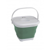Vedro Outwell Collaps Bucket Square w/lid - shadow green