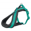 TRIXIE Nylonový postroj PREMIUM podšitý 40-60cm/20mm (S-M), - oceán