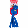 KONG Wubba Blue - ťahač psích loptičiek, pískací, modrý - L