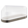 Grohe Selection Miska do sprchy s držiakom, rohová, kefovaný Hard Graphite 41038AL0-GR