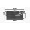 Kondenzátor klimatizácie MAGNETI MARELLI 350203868000