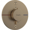 Hansgrohe SprchaSelect Comfort S Termostatická batéria s 2 výstupmi, brúsený bronz 15554140