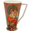 Home Elements Porcelánový hrnček Mucha tmavý 500 ml