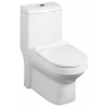 SAPHO HUBERT WC kombi, spodný/zadný odpad, biely PB304