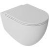 Isvea Infinity wc misa závesné bez oplachovacieho kruhu biela matná 10NF02004-2L