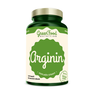GreenFood Nutrition Arginin 120 kapsúl