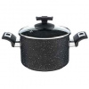 KOLIMAX BLACK GRANITEC s pokrievkou, priemer 26 cm, objem 6,5 l