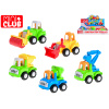 Mini Club auto stavebné 9-14cm na zotrvačník 5druhov 18m+ 12ks v DBX