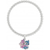 Disney detský náramok s príveskom Stitch & Angel BF00806SRWL.PH