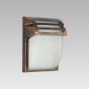 PREZENT AMALFI 1xE27/60W,MATT RUSTIC,FROST,IP44 39022
