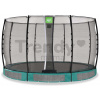 Trampolína s ochrannou sieťou Allure Classic ground Exit Toys prízemná priemer 366 cm zelená