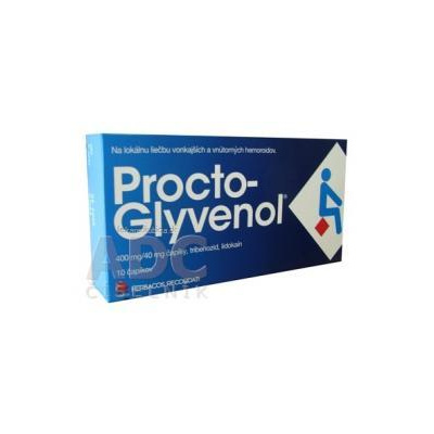 Novartis s.r.o. Procto-Glyvenol sup (blis.Al/PE) 1x10 ks