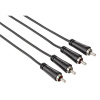 Hama 45301 2 cinch vidlice - 2 cinch vidlice, 1,5 m