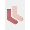 Ponožky Calvin Klein 2-pak 701232094 ružová ONE SIZE