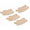 Woody Woody Okrúhle koľajnice krátke, 4ks OLP102190559