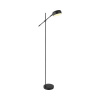Stojaca lampa Globo 24099SB Gianna E14 40 W čierna