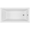 Excellent Wave SLIM – Obdĺžniková akrylátová vaňa do kúpeľne 150 × 70 cm, biely lesk (WAEX.WAV15WHS)