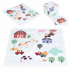 EcoToys Veľká podložka Puzzle z EVA peny Farma 21 ks