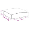 vidaXL Vankúše na palety 2 ks Béžové 40x40x8 cm Oxford - Béžová - 265382-282033