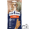 CLUB 4 PAWS Mäsová tyčinka: Morčacie. Pre dospelé psy stredných a veľkých plemien 3 x 20 g