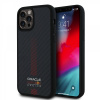 Zadný kryt Red Bull Carbon Powerbar MagSafe pre iPhone 12-12 Pro Black