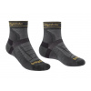 Ponožky Bridgedale TRAIL RUN UL T2 MS 3/4 gun metal